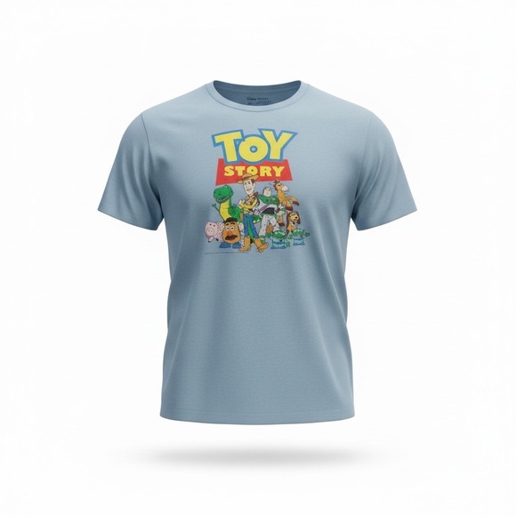 Disney Pixar Other - Disney Pixar Toy Story Graphic T Shirt Mens XL Blue Short Sleeve Cotton Blend